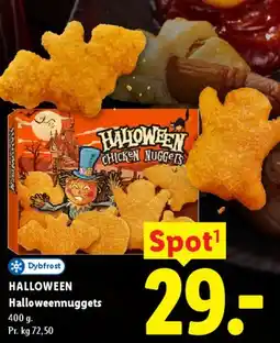 Lidl Halloween nuggets tilbud