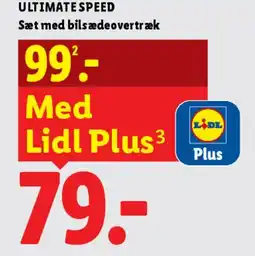 Lidl ULTIMATE SPEED Sæt med bilsædeovertræk (Lidl Plus pris) tilbud