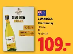 Lidl CIMAROSA Chardonnay (bag-in-box) tilbud