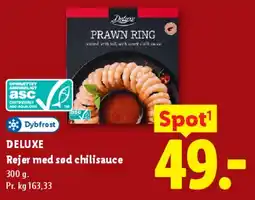 Lidl Rejer med sød chilisauce (Prawn ring) tilbud