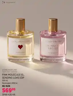 Salling ZARKOPERFUME Pink Molecule / Sending Love EDP tilbud