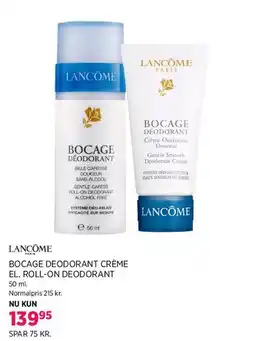 Salling LANCÔME BOCAGE DEODORANT tilbud