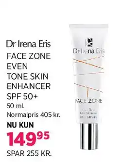 Salling Dr Irena Eris Face Zone Even Tone Skin Enhancer SPF 50+ tilbud