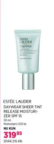 Salling Estée Lauder DayWear Sheer Tint Release Moisturizer SPF 15 tilbud