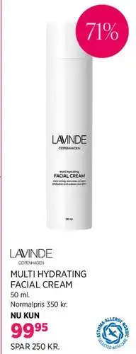 Salling Lavinde Multi Hydrating Facial Cream tilbud