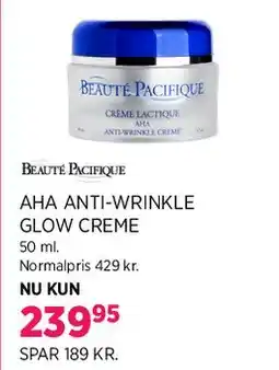 Salling AHA ANTI-WRINKLE GLOW CREME tilbud