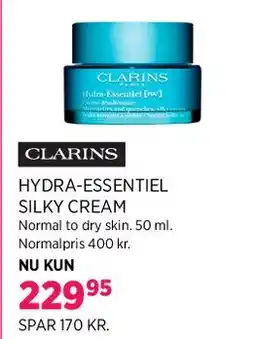 Salling Clarins Hydra-Essentiel Silky Cream tilbud