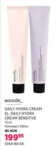 Salling woods_ Daily Hydra Cream / Daily Hydra Cream Sensitive tilbud