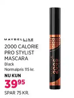 Salling Maybelline 2000 Calorie Pro Stylist Mascara tilbud