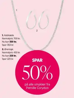 Salling Pernille Corydon smykker tilbud