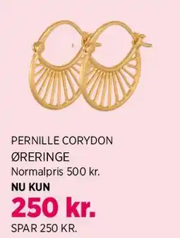 Salling Pernille Corydon øreringe tilbud