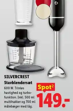 Lidl Silvercrest Stavblendersæt tilbud