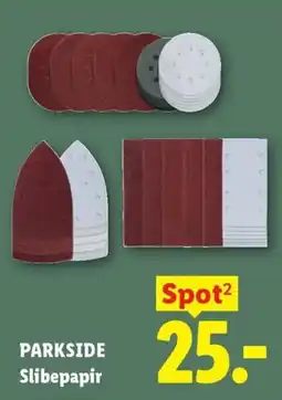 Lidl Parkside Slibepapir tilbud