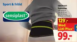 Lidl SensiPlast Rygbandage tilbud