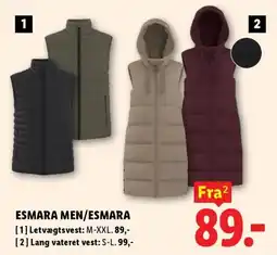 Lidl Esmara Men/Esmara tilbud