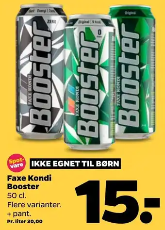 Netto Faxe Kondi Booster 50 Cl tilbud