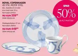 Salling ROYAL COPENHAGEN 45 STK. MOTIF STEL tilbud