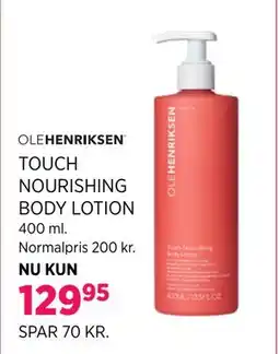 Salling TOUCH NOURISHING BODY LOTION tilbud