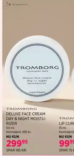 Salling TROMBORG DELUXE FACE CREAM DAY & NIGHT MOISTURIZER tilbud