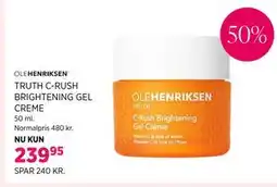 Salling OLEHENRIKSEN TRUTH C-RUSH BRIGHTENING GEL CREME tilbud