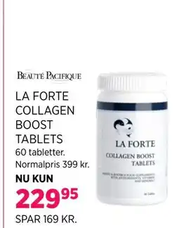 Salling BEAUTÉ PACIFIQUE LA FORTE COLLAGEN BOOST TABLETS tilbud