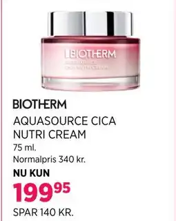 Salling BIOTHERM AQUASOURCE CICA NUTRI CREAM tilbud