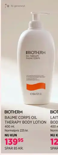Salling BIOTHERM BAUME CORPS OIL THERAPY BODY LOTION tilbud