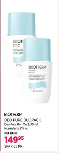 Salling BIOTHERM DEO PURE DUOPACK tilbud