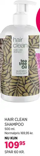 Salling australian bodycare HAIR CLEAN SHAMPOO tilbud