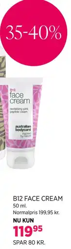 Salling australian bodycare B12 FACE CREAM tilbud