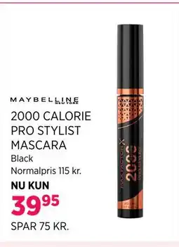 Salling 2000 CALORIE PRO STYLIST MASCARA tilbud