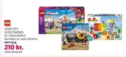 Salling LEGO CITY, LEGO FRIENDS EL. LEGO DUPLO tilbud