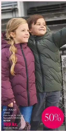 Salling EN FANT JAKKE tilbud
