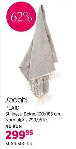 Salling Södahl PLAID tilbud