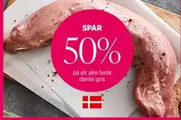 Salling Alm fersk dansk gris tilbud