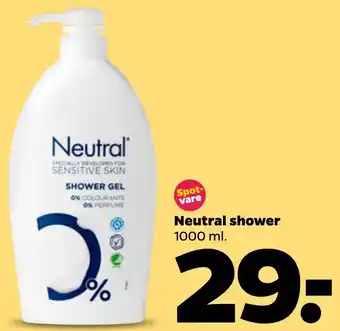Netto Neutral Shower 1000 ml tilbud