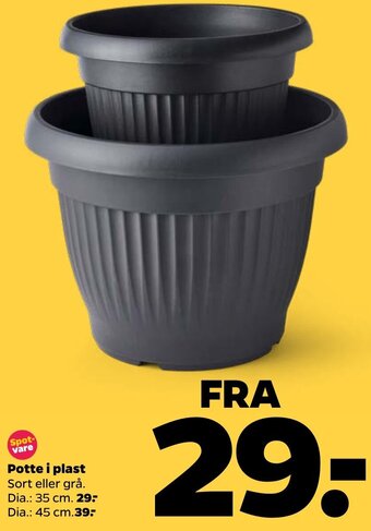 Netto Potte I Plast tilbud