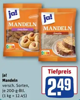 REWE DE ja! Mandeln tilbud