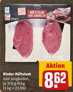 REWE DE Willims Hüftsteak vom Jungbullen tilbud