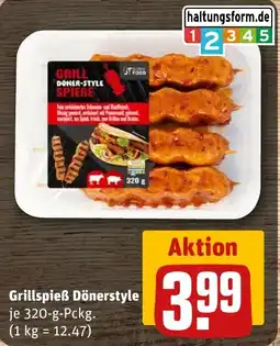 REWE DE Jt Food Grillspieß Dönerstyle tilbud