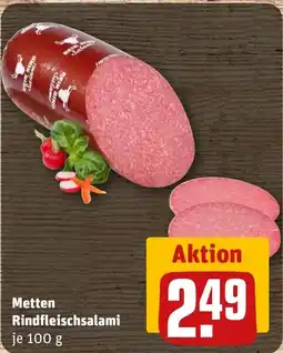 REWE DE Metten Rindfleischsalami tilbud