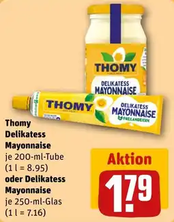 REWE DE Thomy Delikatess Mayonnaise tilbud