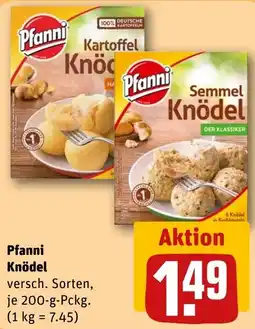 REWE DE Pfanni Knödel tilbud