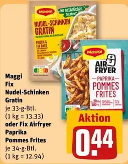 REWE DE Maggi Fix Nudel-Schinken Gratin tilbud
