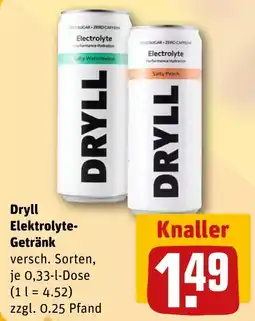 REWE DE Dryll Elektrolyte-Getränk tilbud