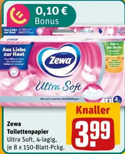 REWE DE Zewa Toilettenpapier Ultra Soft tilbud