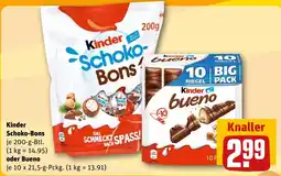 REWE DE Kinder Schoko-Bons tilbud