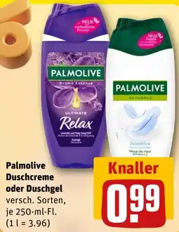 REWE DE Palmolive Duschcreme oder Duschgel tilbud