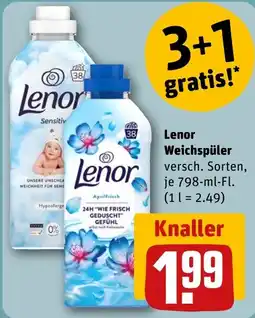 REWE DE Lenor Weichspüler tilbud