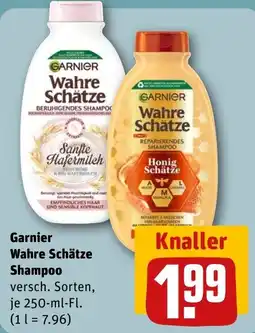 REWE DE Garnier Wahre Schätze Shampoo tilbud